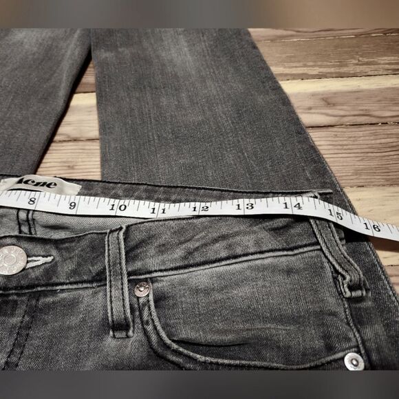 Acne Kex Nightster Low Rise Grey Denim US 30 - Picture 5 of 8